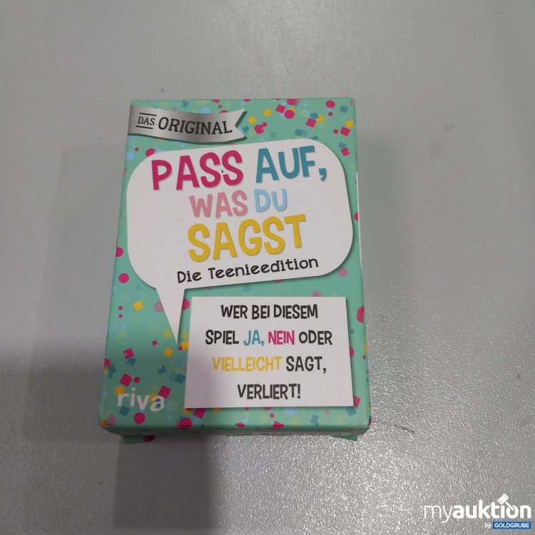 Artikel Nr. 384622: Riva Pass auf, was du sagst 