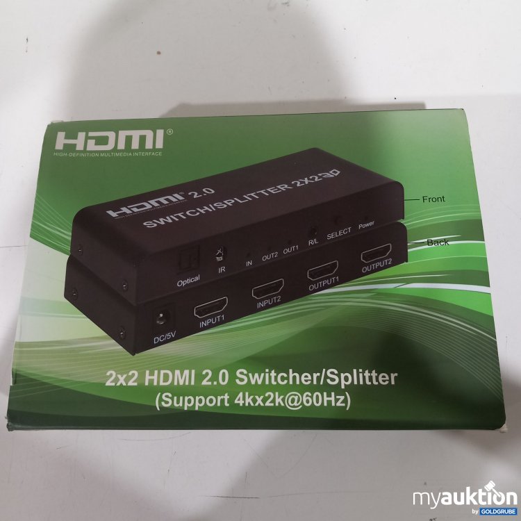 Artikel Nr. 386622: HDMI Switcher/Splitter 