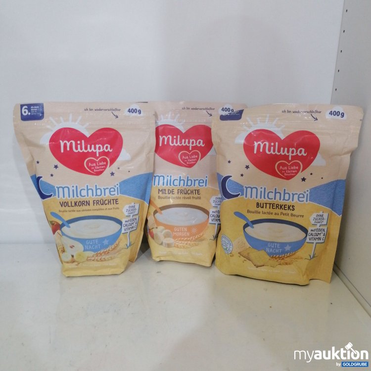 Artikel Nr. 746626: Milupa Milchbrei verschiedene Sorten 400g