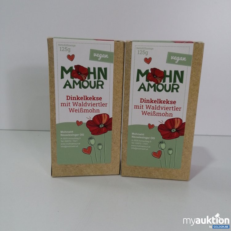 Artikel Nr. 768628: Mohn Amour Dinkelkekse mit Waldviertler Weißmohn 125g