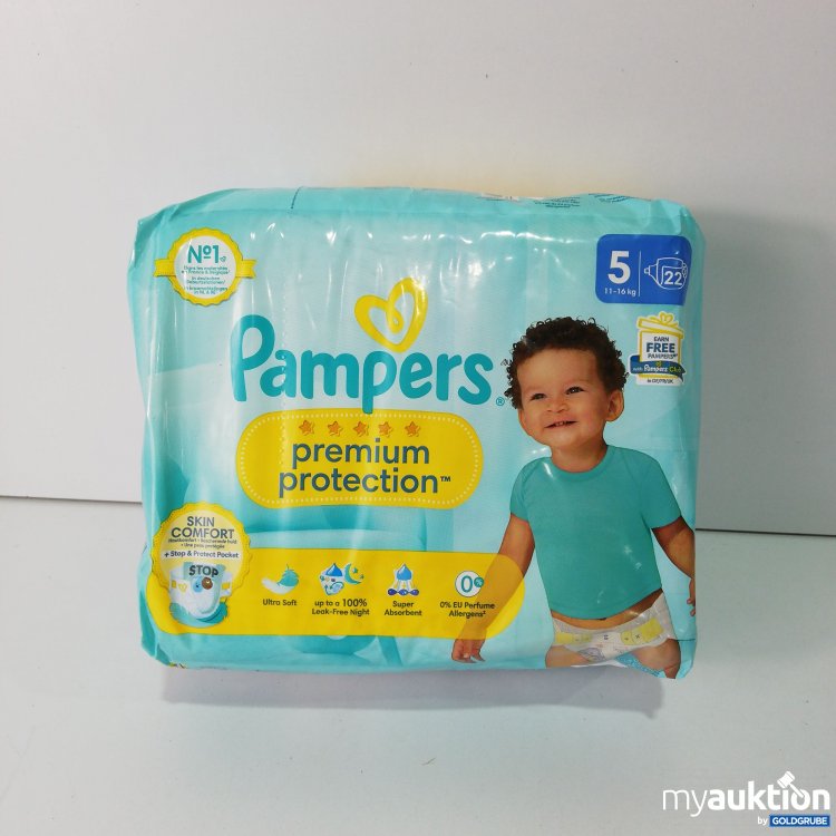 Artikel Nr. 793631: Pampers Premium Protection 5(11-16kg) 22 Stück 