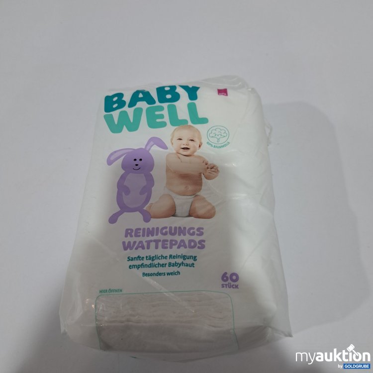 Artikel Nr. 797633: Baby well Reinigungs Wattepads 60Stk