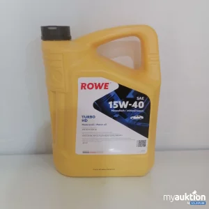 Auktion Rowe Turbo HD Motorenöl 15W-40 5l