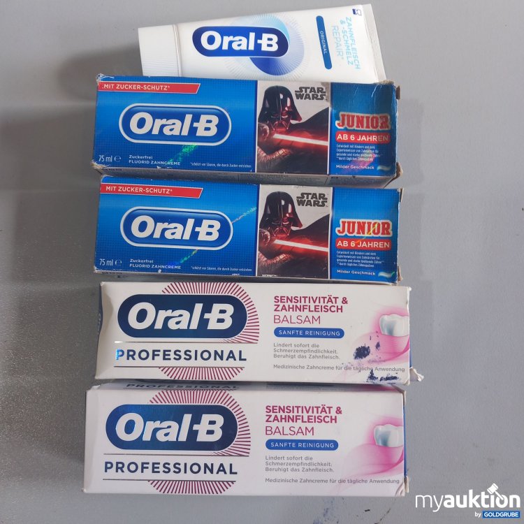 Artikel Nr. 754639: Oral B diverse Zahnpasten 5x75ml 