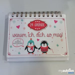 Auktion Adventskalender "24 Gründe der Liebe"