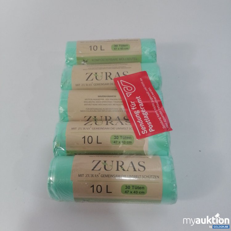 Artikel Nr. 780645: Zuras Müllbeutel 5er Pack x 30 Stück x 10l