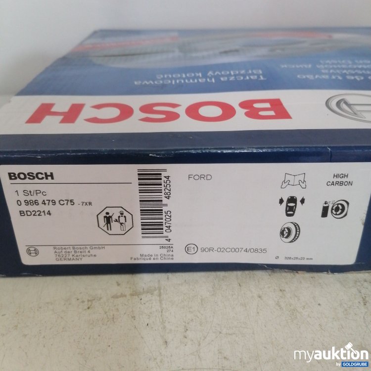 Artikel Nr. 723651: Bosch Bremsscheibe BD2214