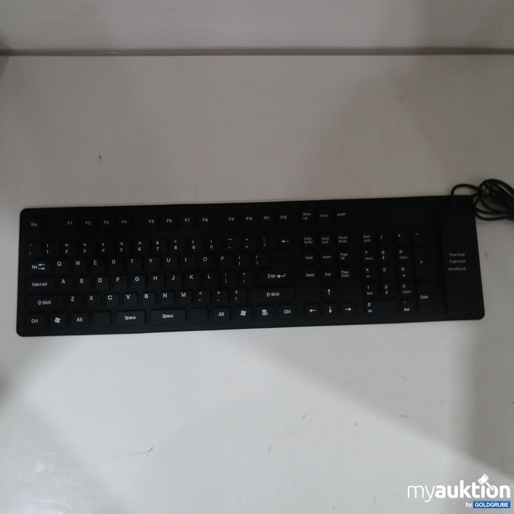 Artikel Nr. 377652: Faltbare Silikon Tastatur USB Kabel/schwarz