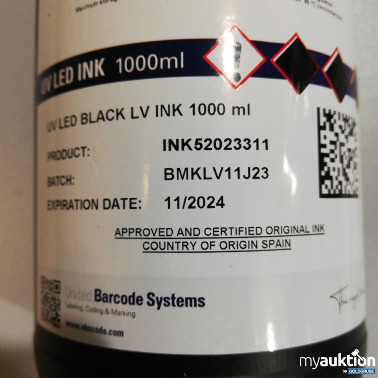 Artikel Nr. 428652: UV LED Ink52023311 1000ml