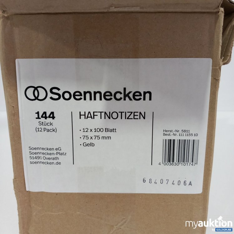 Artikel Nr. 781652: Soennecken Haftnotizen 144 Stück