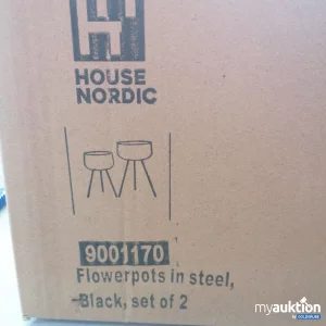 Auktion House Nordic Flowerpots in Steel 