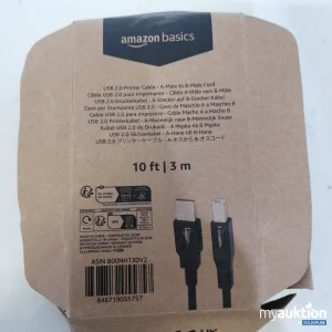 Artikel Nr. 773653: Amazonbasic USB 2.0 Druckerkabel 3m