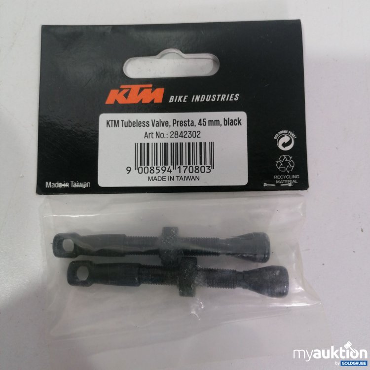 Artikel Nr. 389655: KTM Tubeless Valve, Presta, 45mm