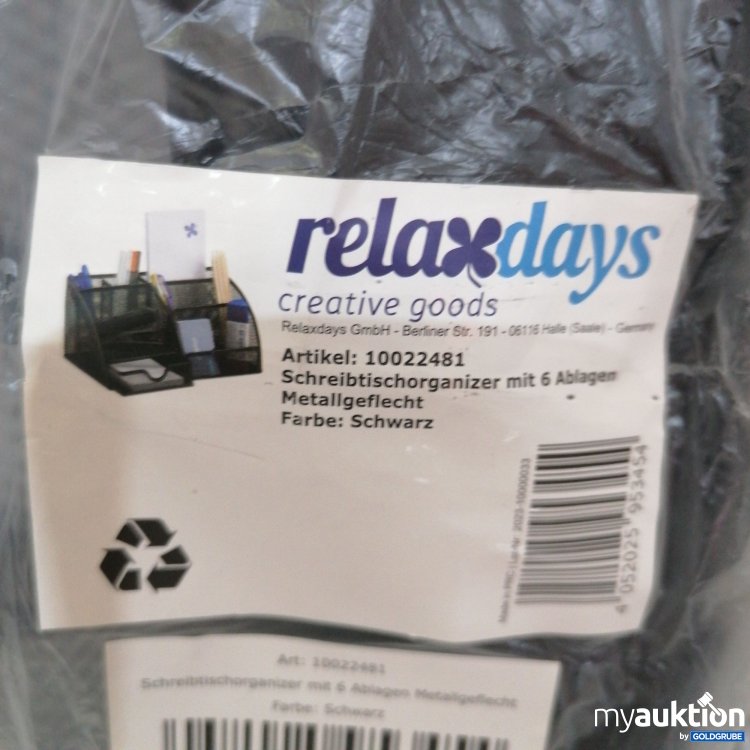 Artikel Nr. 753660: Relax Days Schreibtischorganizer 