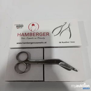 Artikel Nr. 801661: Hamberger Verbandschere gebogen 14,5cm 