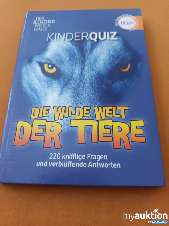 Artikel Nr. 347662: Kinderquiz, Die wilde Welt der Tiere 