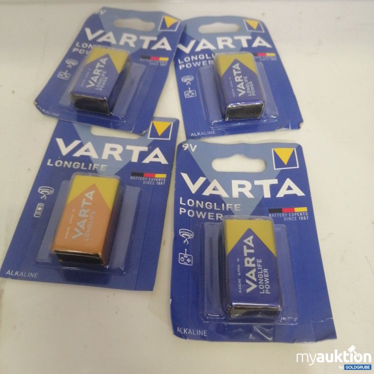 Artikel Nr. 752663: Varta 9V 4 Batterien 