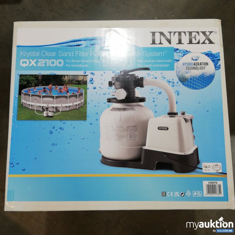 Artikel Nr. 764663: Intex Krystal Clear Sand Filter Pump Salt Water System QX2100