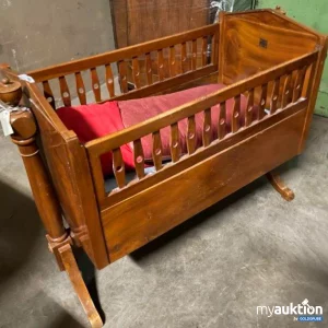 Auktion Kinderwiege Biedermeier