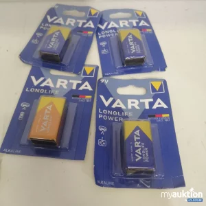 Auktion Varta 9V 4 Batterien 