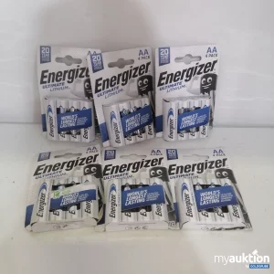 Auktion Energizer 6x 4 Stück AA Batterien 