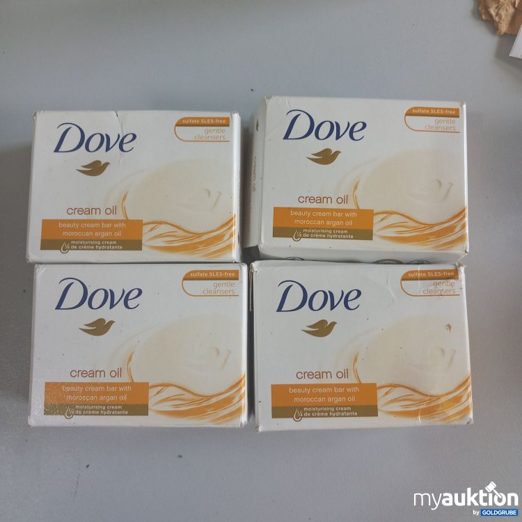 Artikel Nr. 754665: Dove Feste Seife Cream oil 4x100g