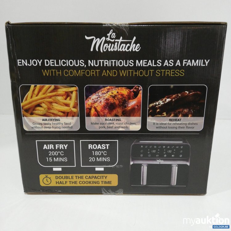 Artikel Nr. 432667: Moustache Air Fryer Dual Max 3in1 8l 