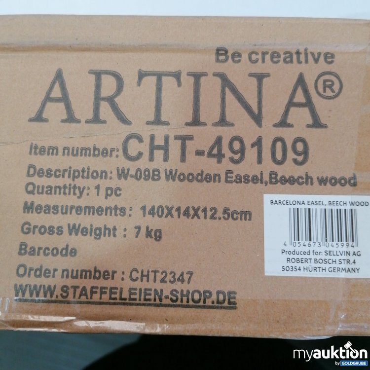 Artikel Nr. 516669: Artina Balcelona Easel, Beech Wood 