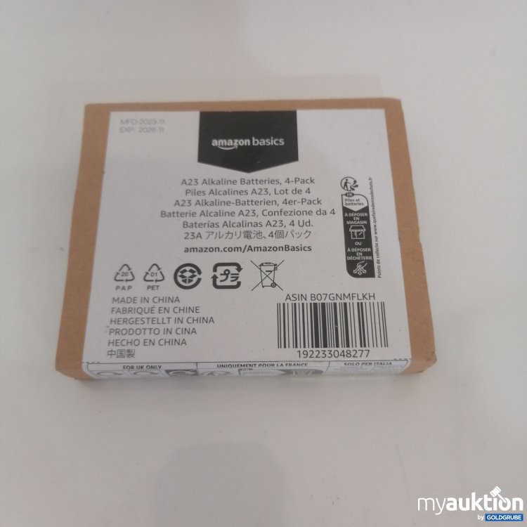 Artikel Nr. 752670: Amazonbasics A24 Alkaline Batterien 4 Stück 