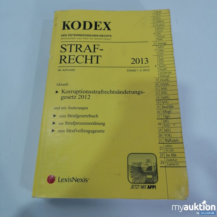 Artikel Nr. 794672: Kodex Strafrecht 2013