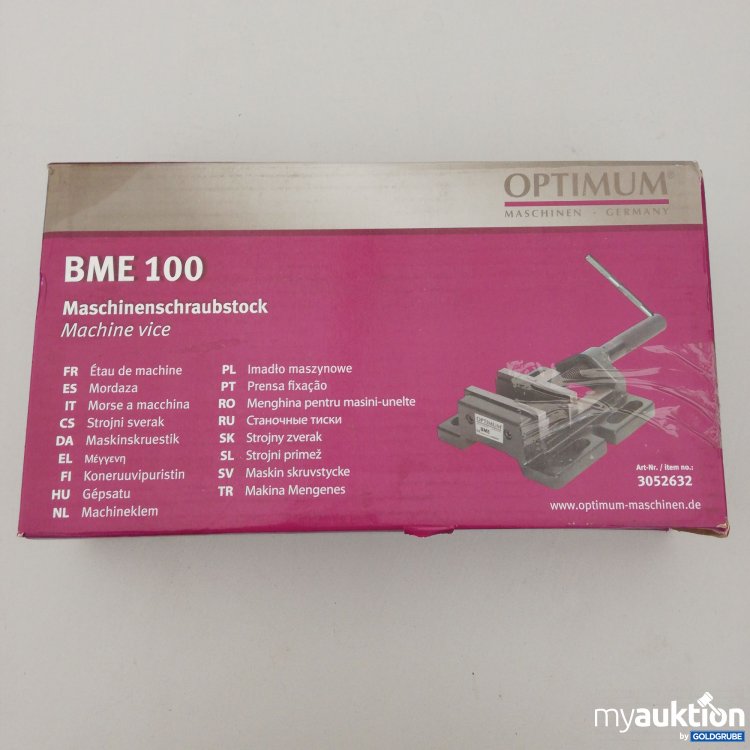 Artikel Nr. 739674: Optimum BME100 Maschinenschraubstock