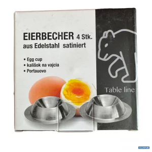 Auktion Berndorf Eierbecherset 4 Stück