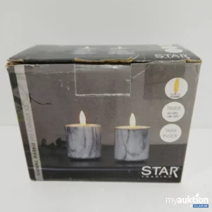 Artikel Nr. 385676: Star Flamme Marble LED Candle 2er