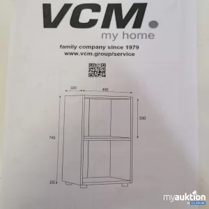 Auktion VCM My Home Regal Ulas 2-Fach weiß