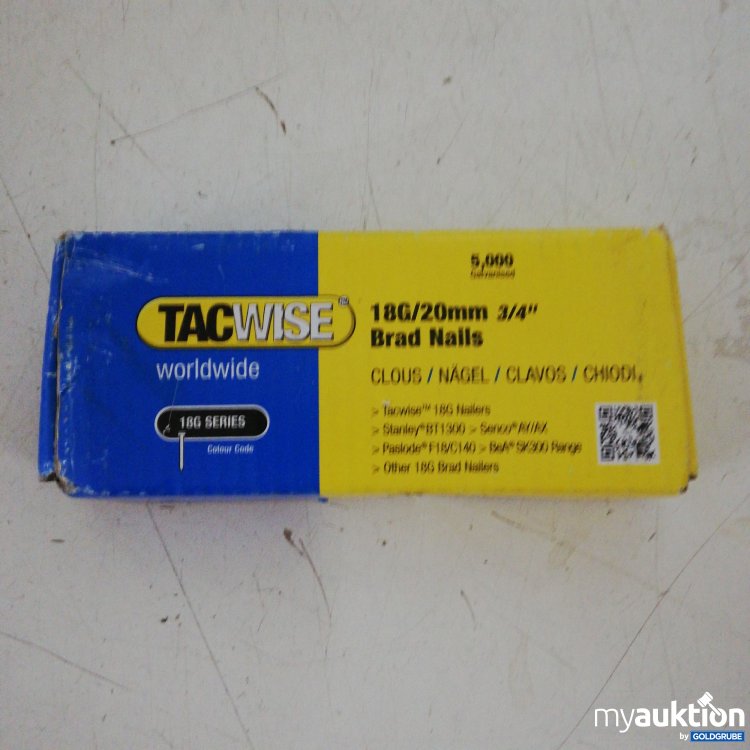 Artikel Nr. 691679: Tacwise Brad Nails 18G/20mm 3/4" 5000