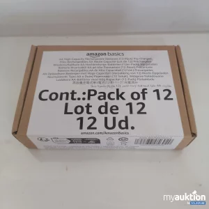 Auktion Amazonbasics AA 12 Batterien 