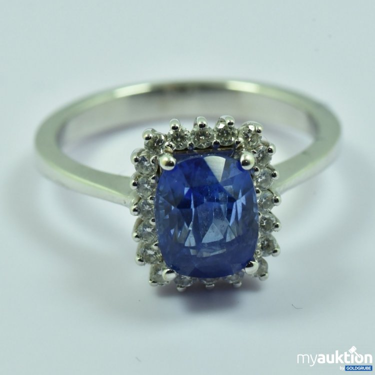 Artikel Nr. 425681: Juwelen Ring 750 mit 3,02ct Saphir