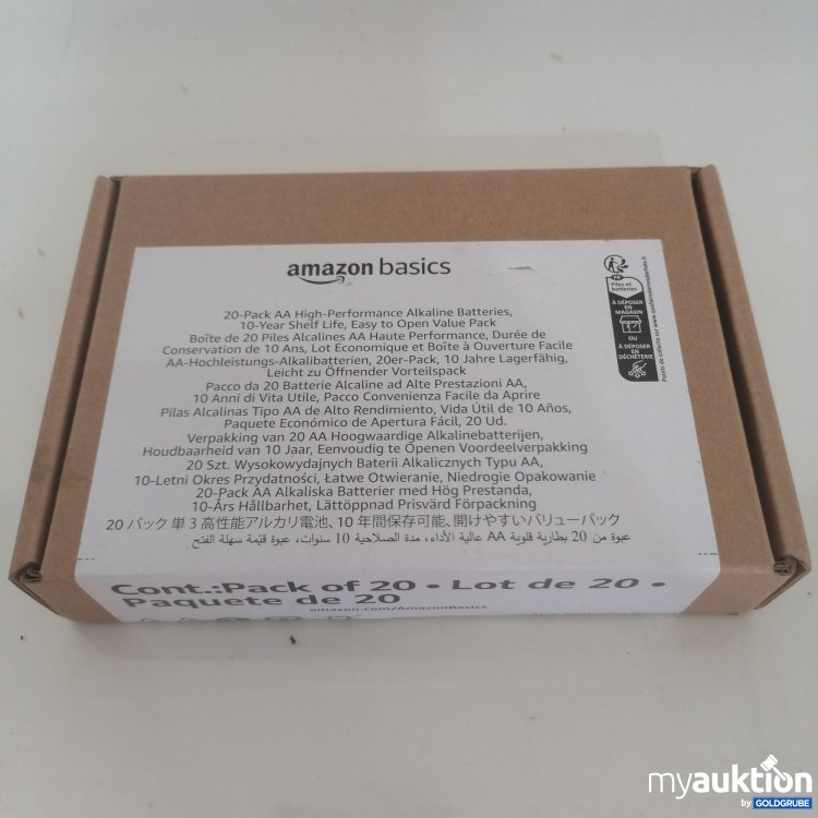 Artikel Nr. 752683: Amazonbasics AA 20 Batterien 