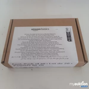 Auktion Amazonbasics AA 20 Batterien 