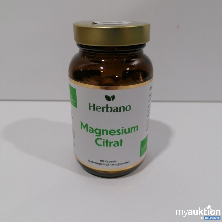 Artikel Nr. 515684: Herbano Magnesium Citrat 90 kapseln 