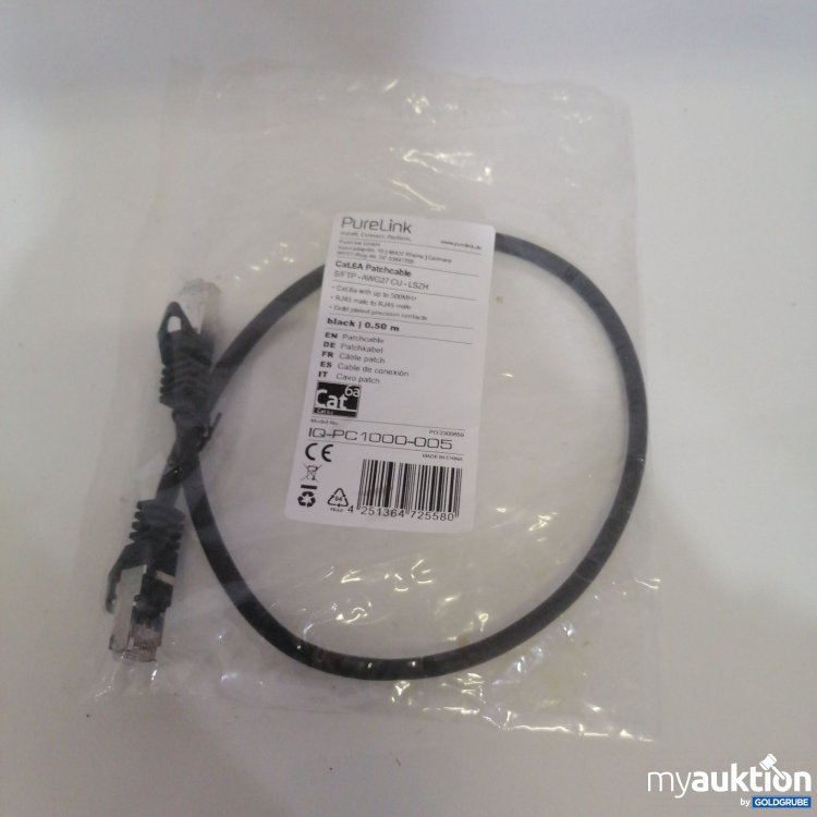 Artikel Nr. 744685: PureLink Cat 6A Patchcable 0.50m