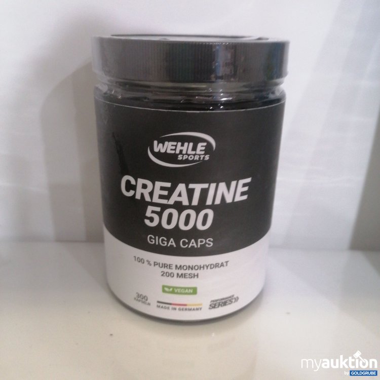 Artikel Nr. 769688: Wehle Sports Creatine 5000 Giga Caps 300 Kapseln 