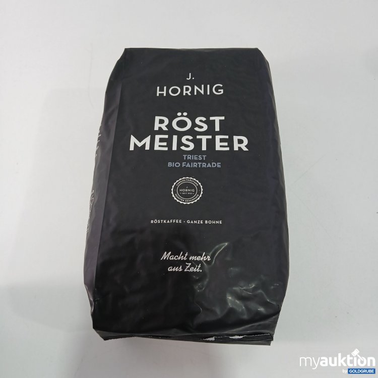 Artikel Nr. 799688: J.Hornig Röst Meister Triest Bio Fairtrade Ganze Bohne 1000g