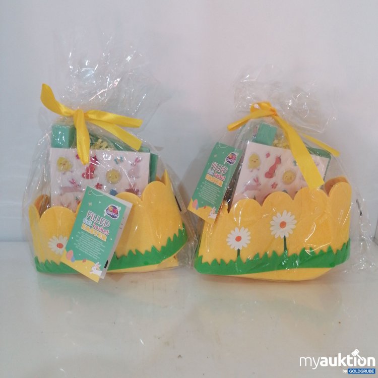 Artikel Nr. 762689: Filled Felt Basket Easter 