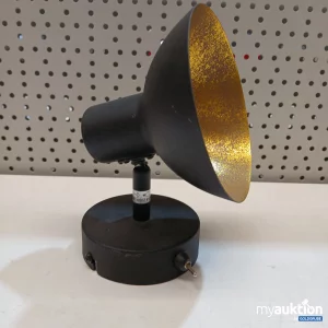 Artikel Nr. 429689: Wandlampe Schwarz / Gold 9cm Durchmesser