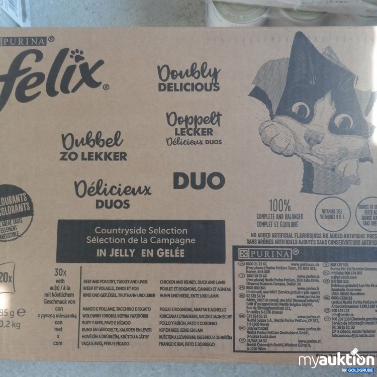 Artikel Nr. 752693: Felix Doppelt Lecker Katzenfutter 120x85g