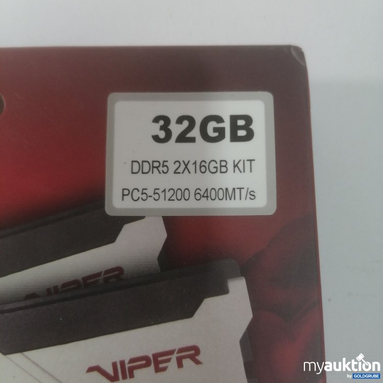 Artikel Nr. 782694: Viper Venom Gaming DDR5 Performance Memory 32GB