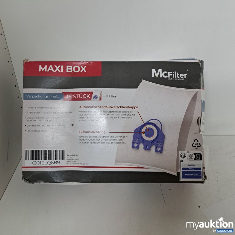 Artikel Nr. 797694: Staubsaugerbeutel Maxi Box