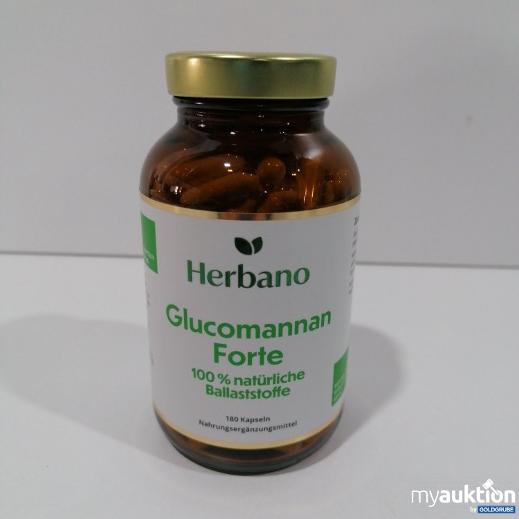 Artikel Nr. 515697: Herbano Glucomannan Forte 180 kapseln 