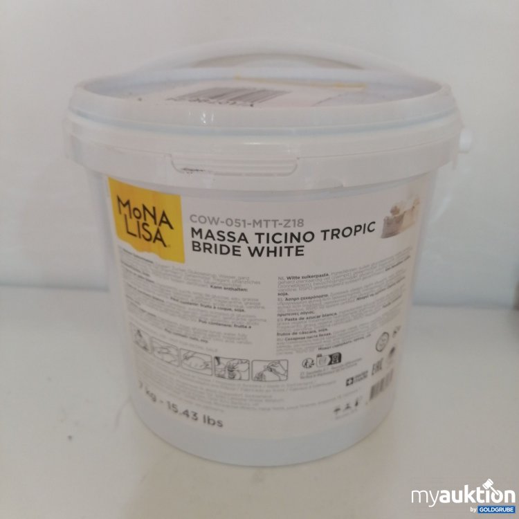 Artikel Nr. 744699: Mona Lisa Massa Ticino Tropic Bride White 7kg